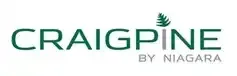 a logo for craig pine by niagara with a pine on it .