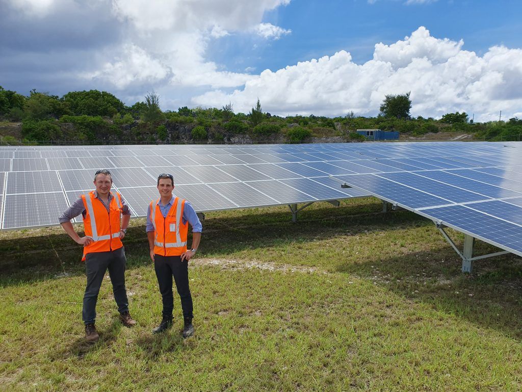 Jon Eugene At Solar Farm In Nauru