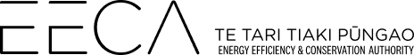 a logo for the te tari tiaki pungao energy efficiency & conservation authority