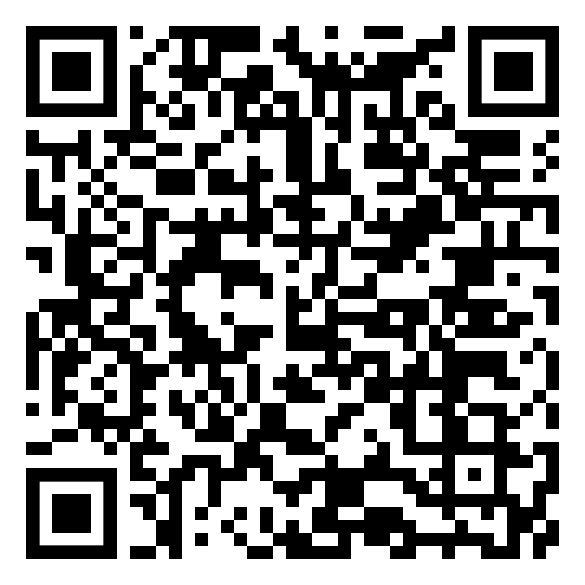 Ein schwarz-weißer QR-Code auf weißem Hintergrund.