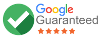 Google Guarantee icon that declares Stoneback appliance workers as vetted and safe to enter your home.