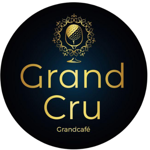 Een logo voor een restaurant genaamd Grand Cru