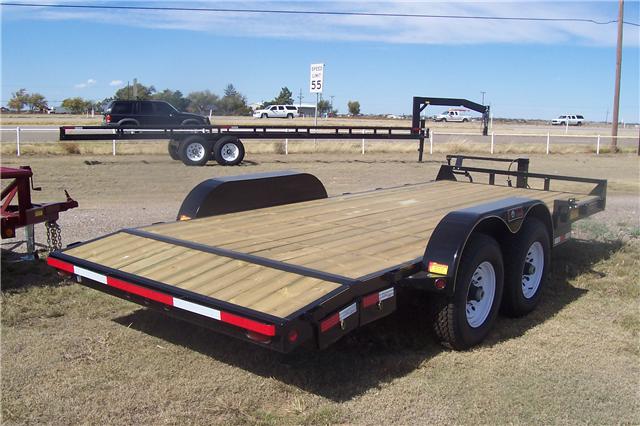 Black Car Hauler trailer from Bell Trailerplex in Amarillo, TX