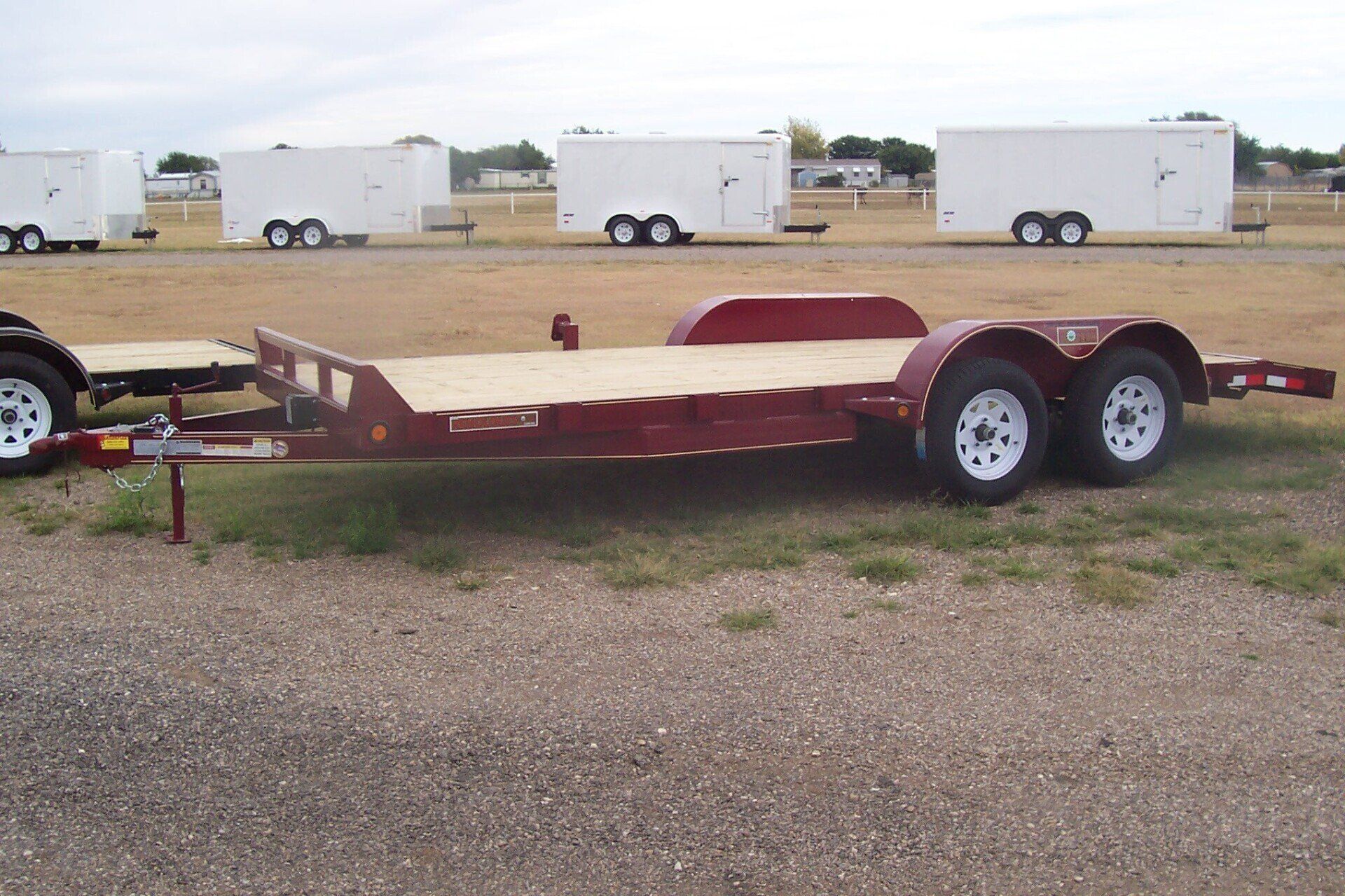 Red Car Hauler trailer from Bell Trailerplex in Amarillo, TX