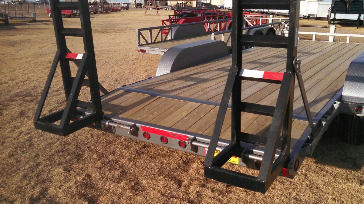 Back of Car Hauler trailer from Bell Trailerplex in Amarillo, TX