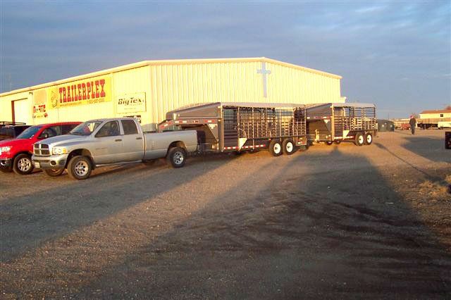 Livestock trailers from Bell Trailerplex in Amarillo, TX