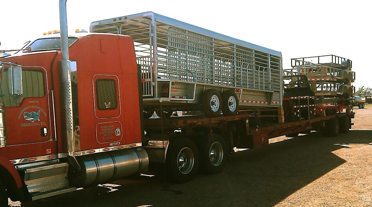 Livestock trailer from Bell Trailerplex in Amarillo, TX