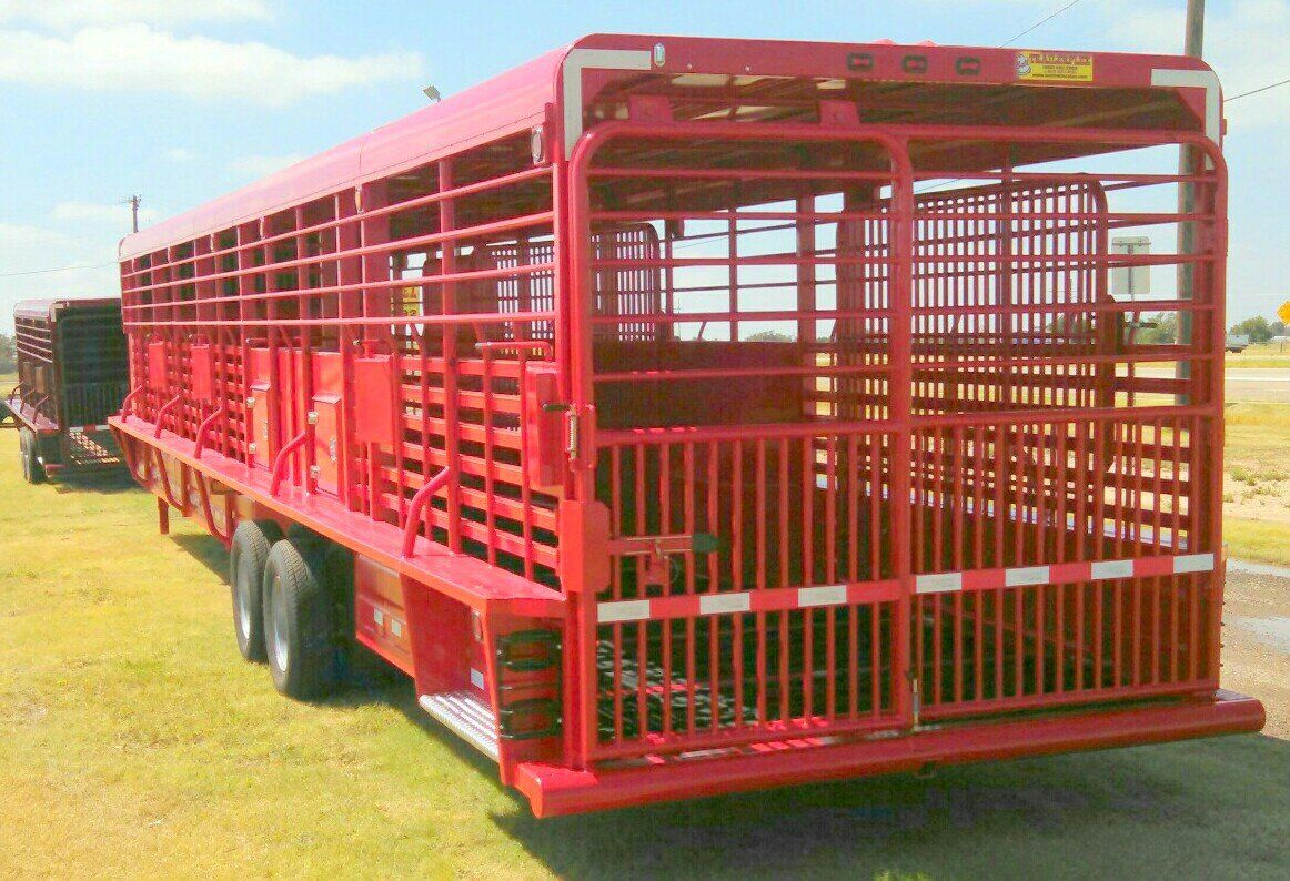 Livestock trailer back gate from Bell Trailerplex in Amarillo, TX