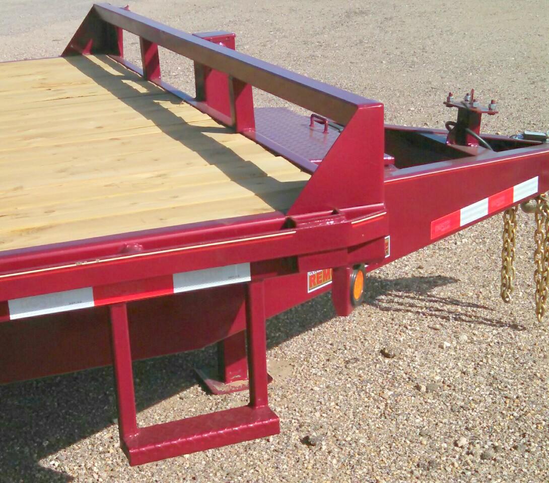 Red Over the Axle trailer from Bell Trailerplex in Amarillo, TX