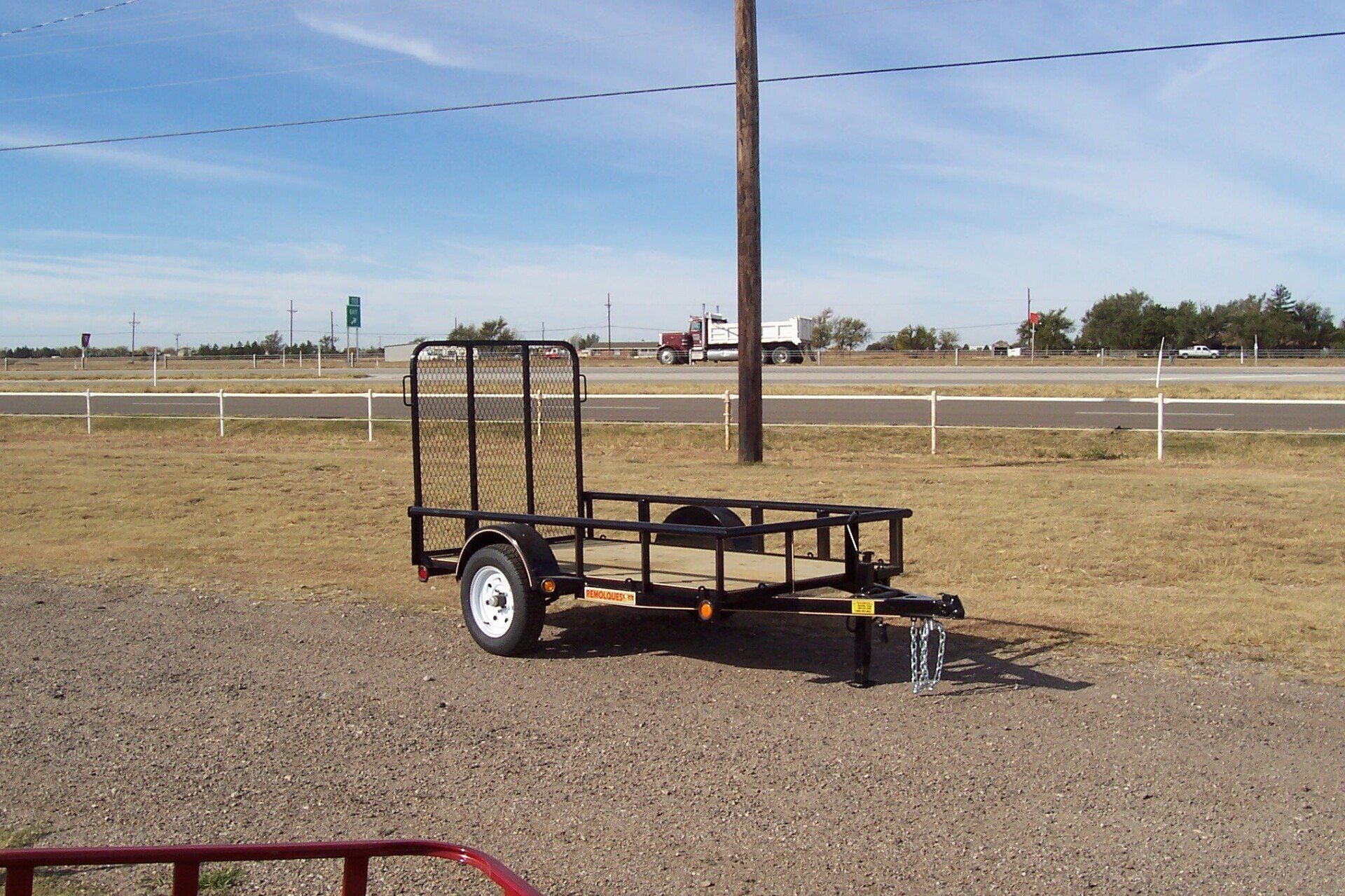 Black Utility trailer