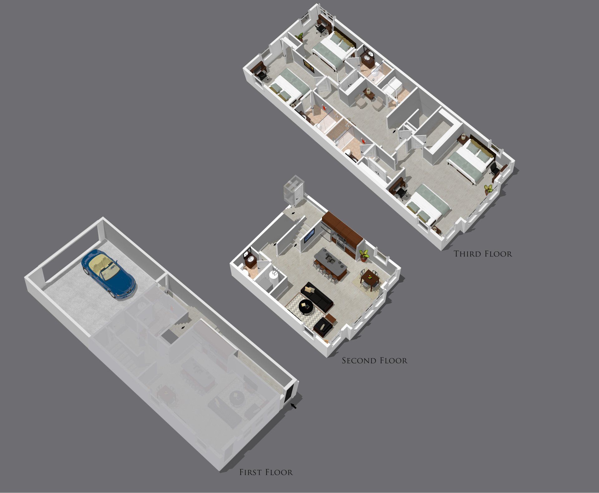 Campus Student Living 2 bedroom unit