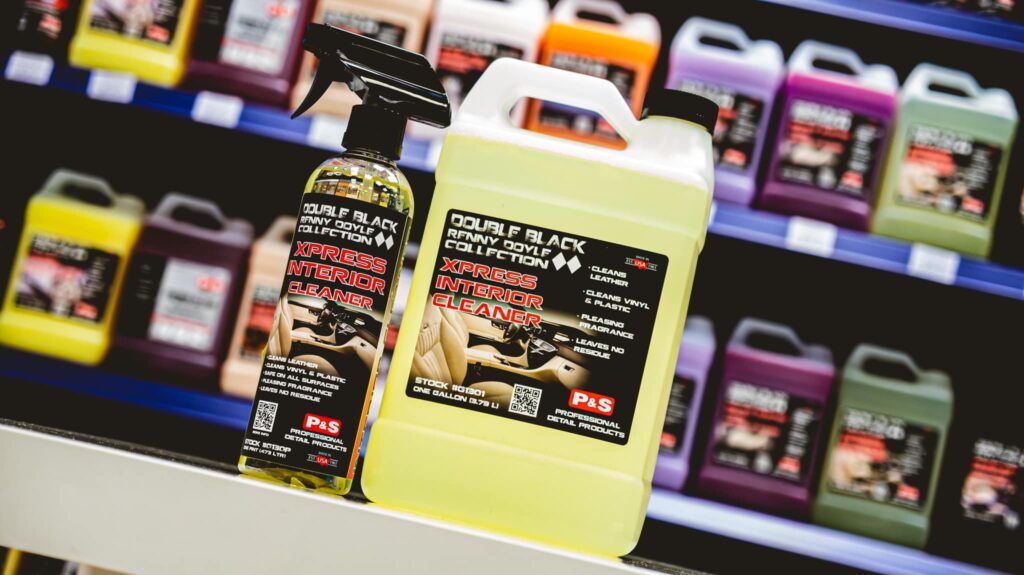 Pearl Auto Xress Interior Cleaner. Available For Purchase At WOT Auto Spa Location.