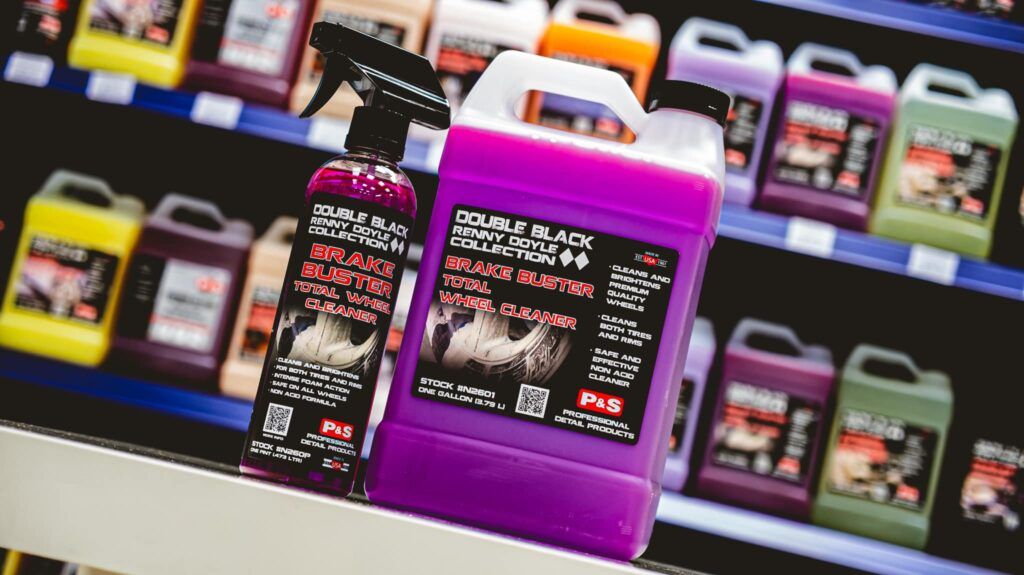 Pearl Brake Buster Total Wheel Cleaner. Available For Purchase At WOT Auto Spa Location.