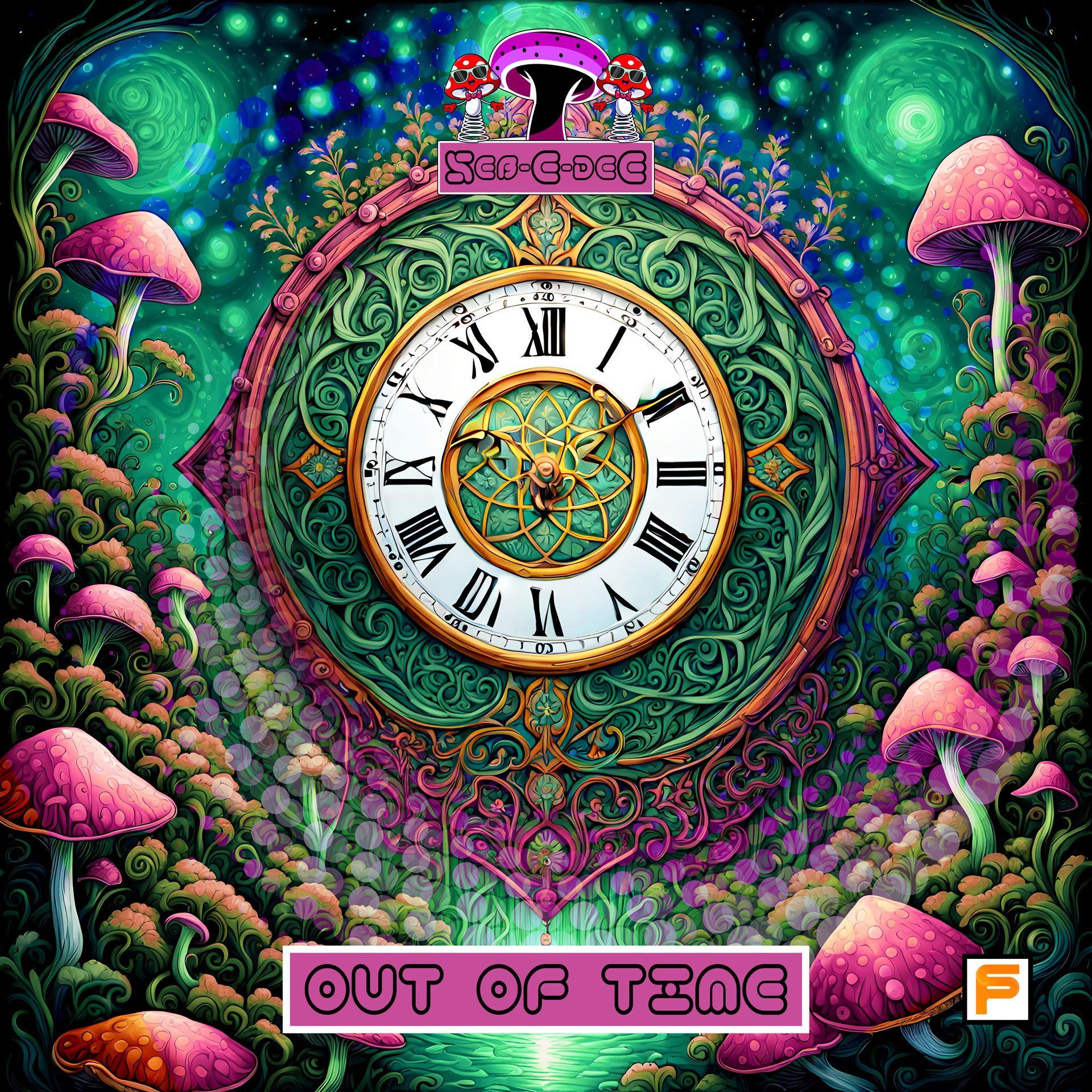Out Of Time Artwork and Seb-E-deE Logo