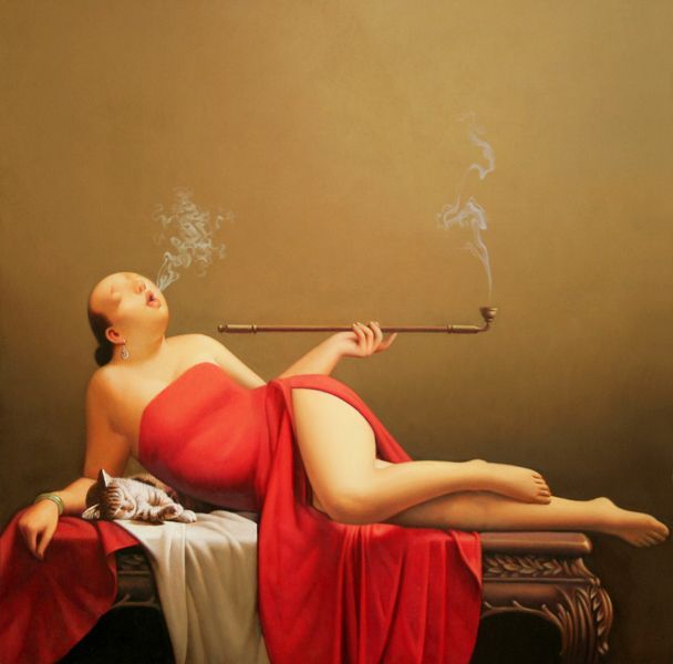 抽煙斗的女人 No.132