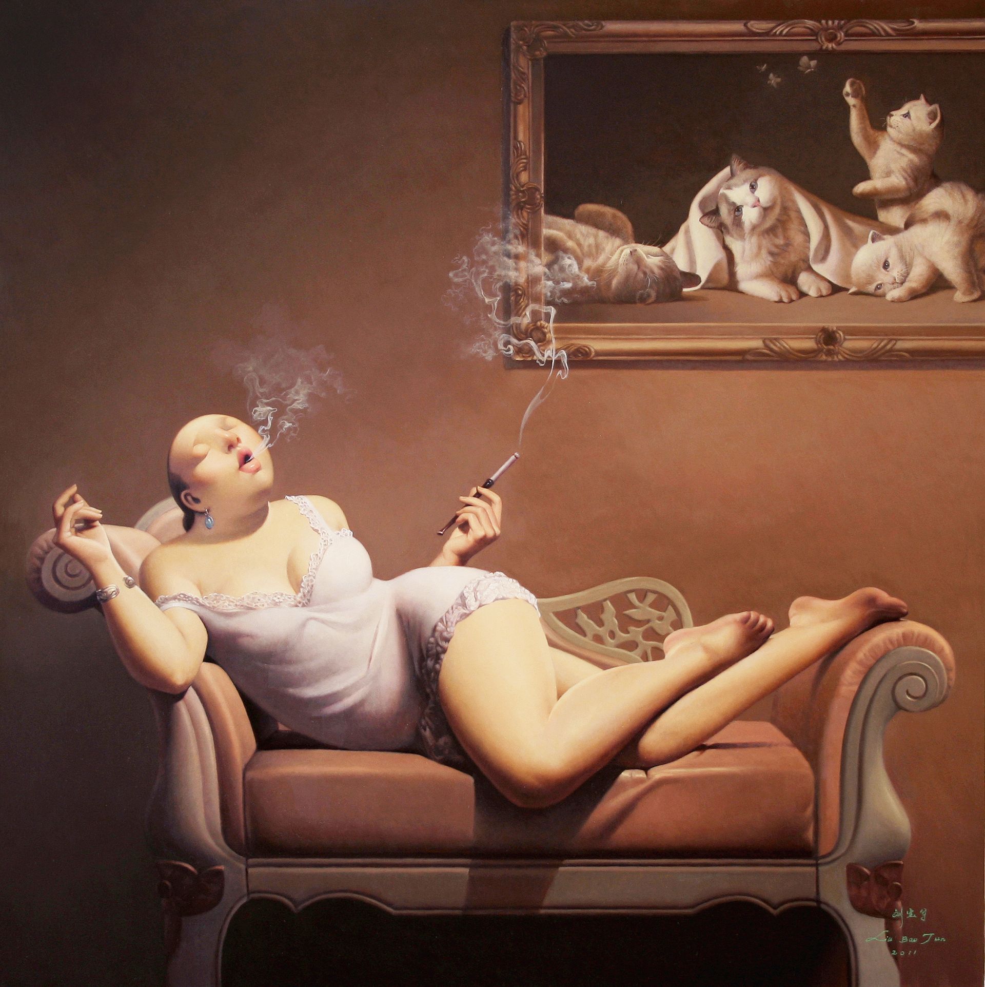 抽煙斗的女人 No.106