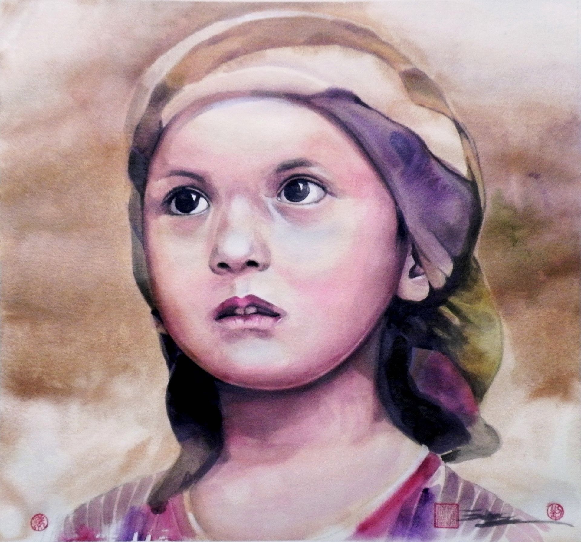 童顏系列之六 — 回族女孩