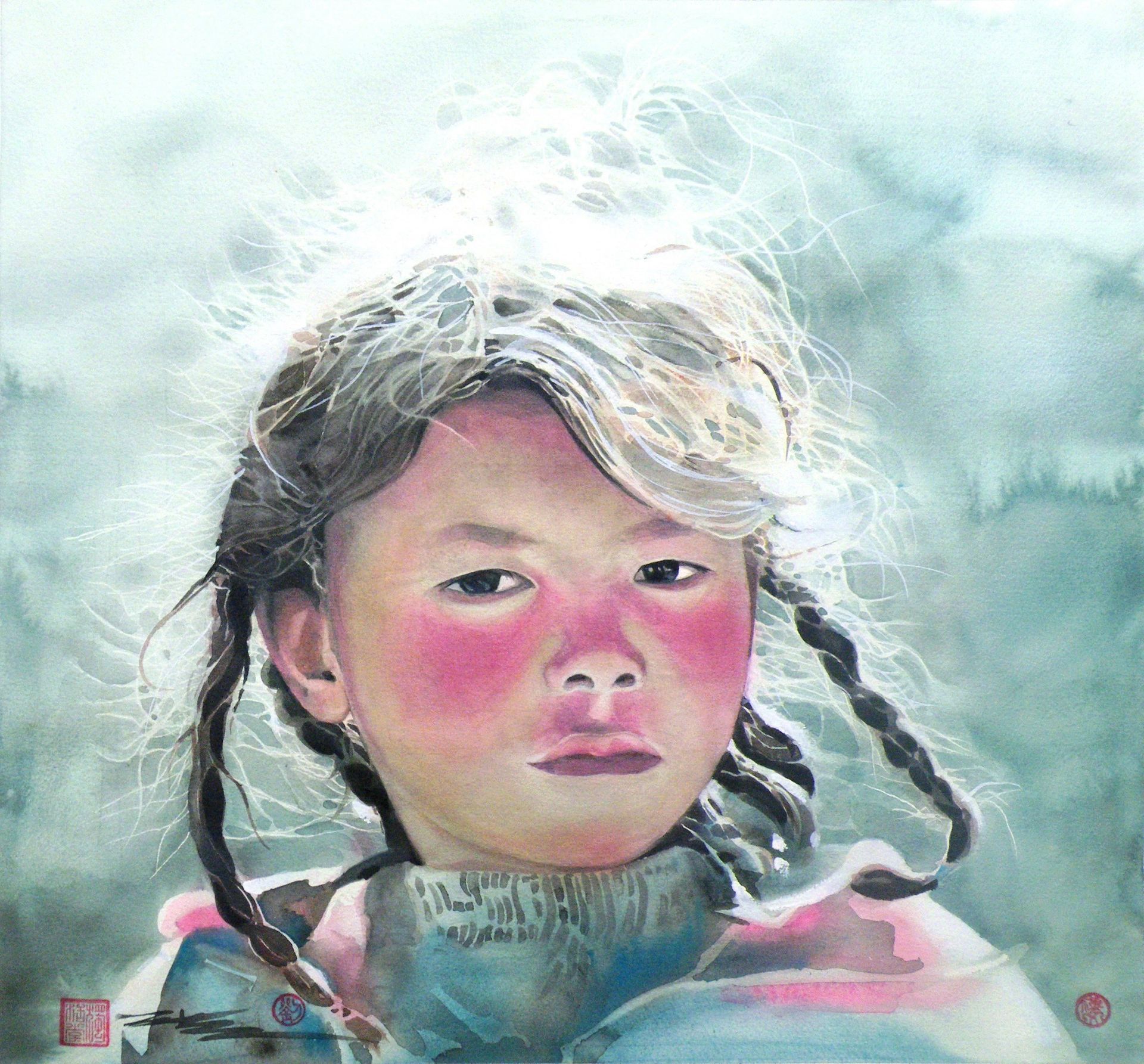 童顏系列之八 — 蒙古族女孩