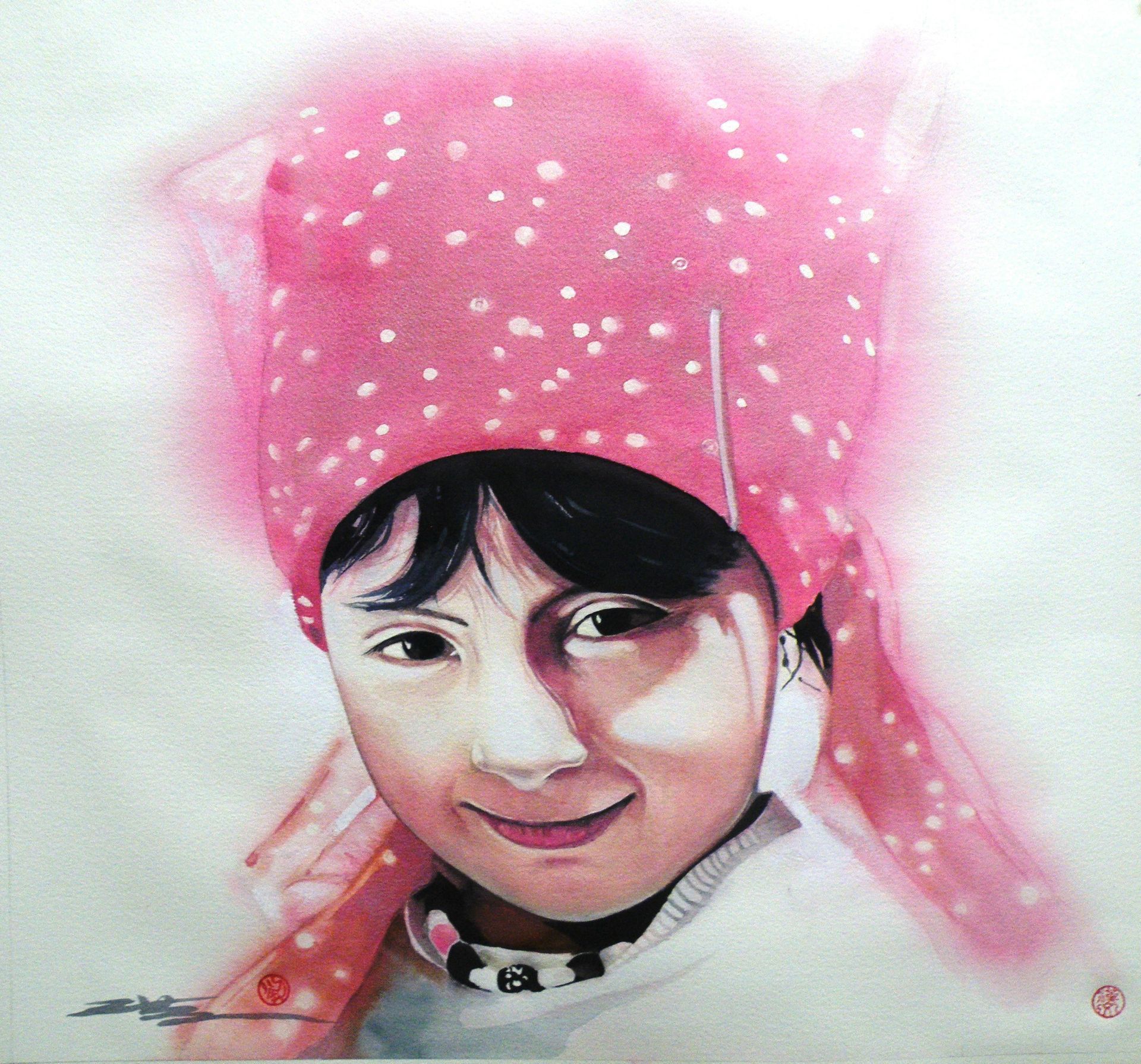 童顏系列之九 — 維吾爾族女孩