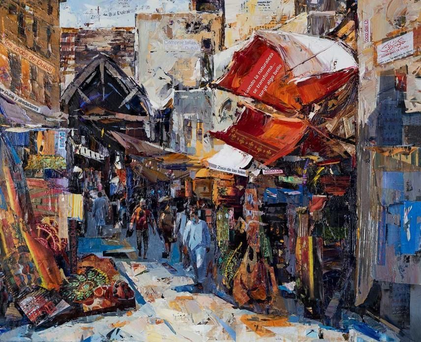 老蘇克堡市集的紅遮陽篷