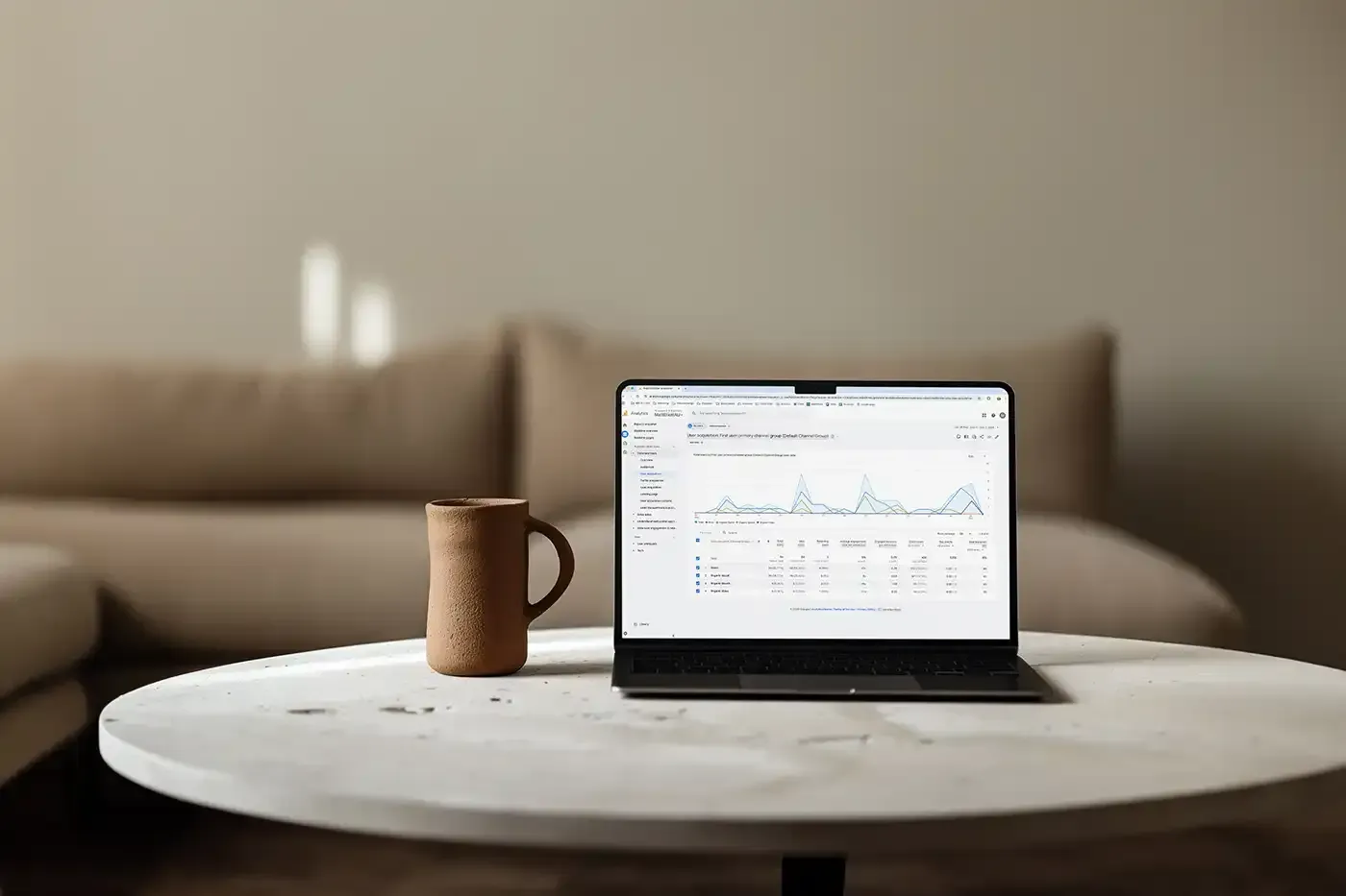 Freelancer computer office set up
