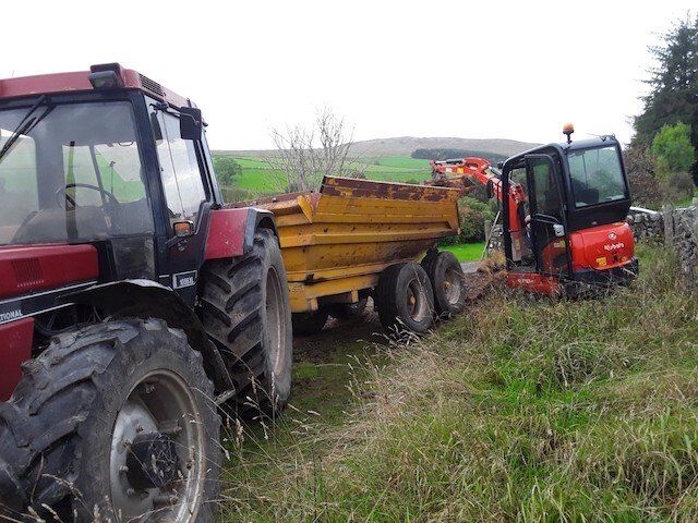 Groundworks Contractors Andrew McQuaker Contract Services work throughout Dumfries and Galloway