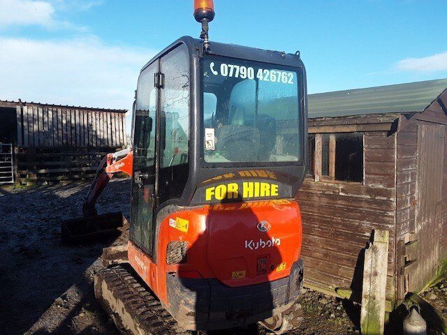 Mini Digger Hire Dumfries and Galloway Andrew McQuaker Castle Douglas
