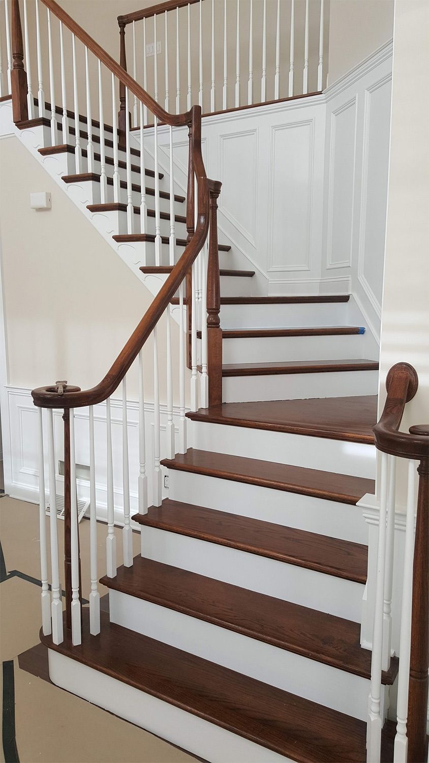 Installed Stair — Medford, NJ — New Wave Painting Pros