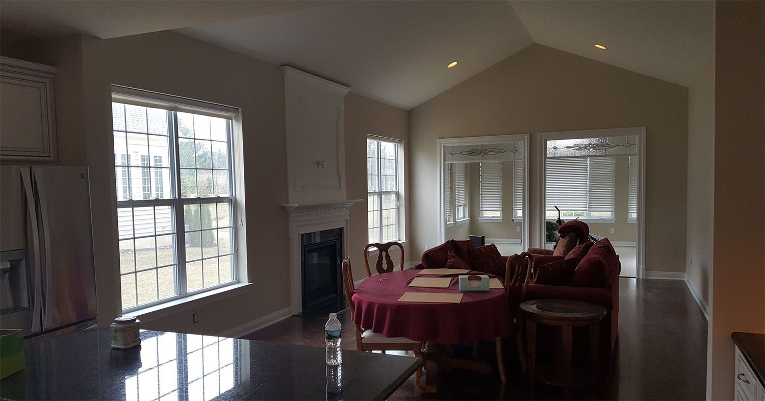 Windows in Dining Area — Medford, NJ — New Wave Painting Pros