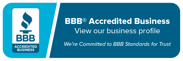 BBB Accredited Business logo with text 