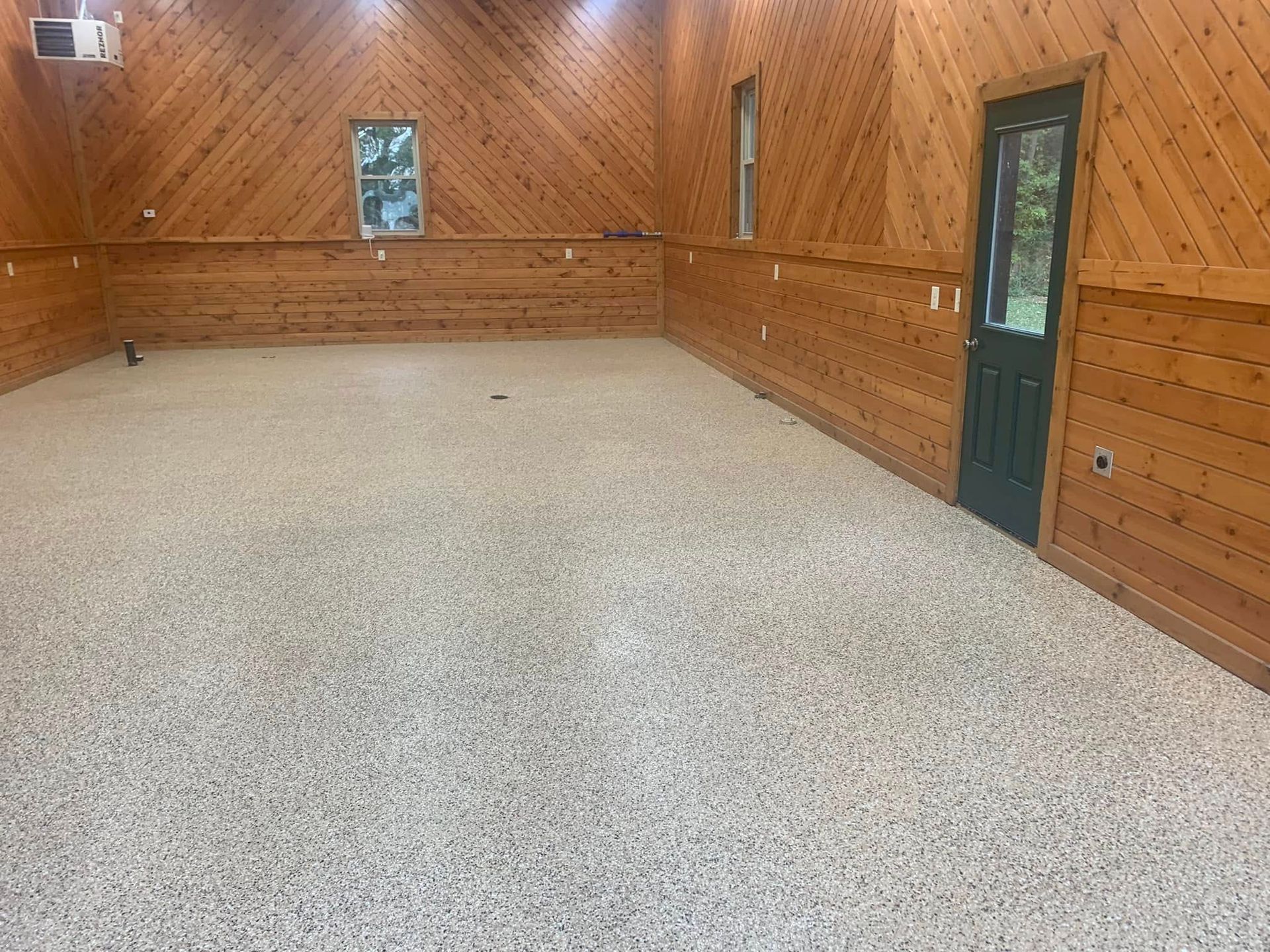 Commercial urethane cement flooring sample from Xmate Epoxy.