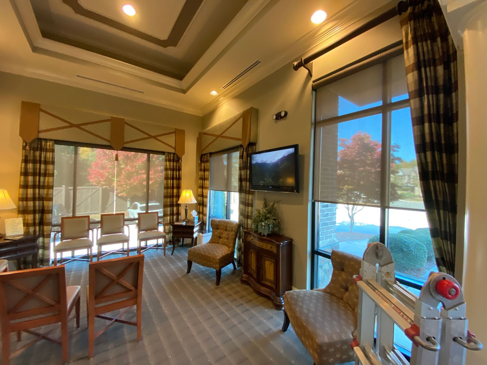 A Living Room — Alpharetta, GA — Creative Windows By Carol
