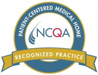 A patient centered medical home recognized practice logo