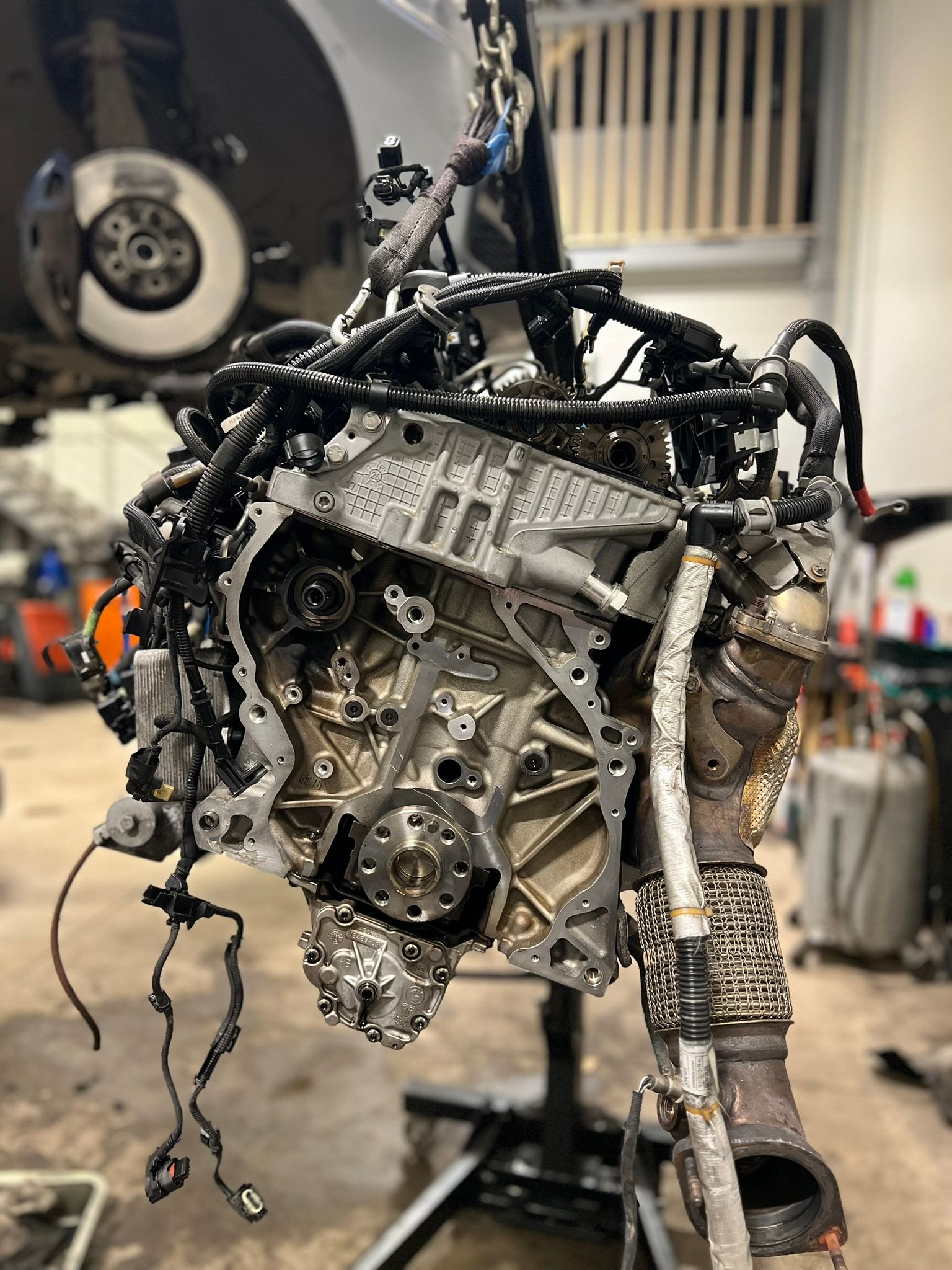 mootori pähklikoorepuhastus 