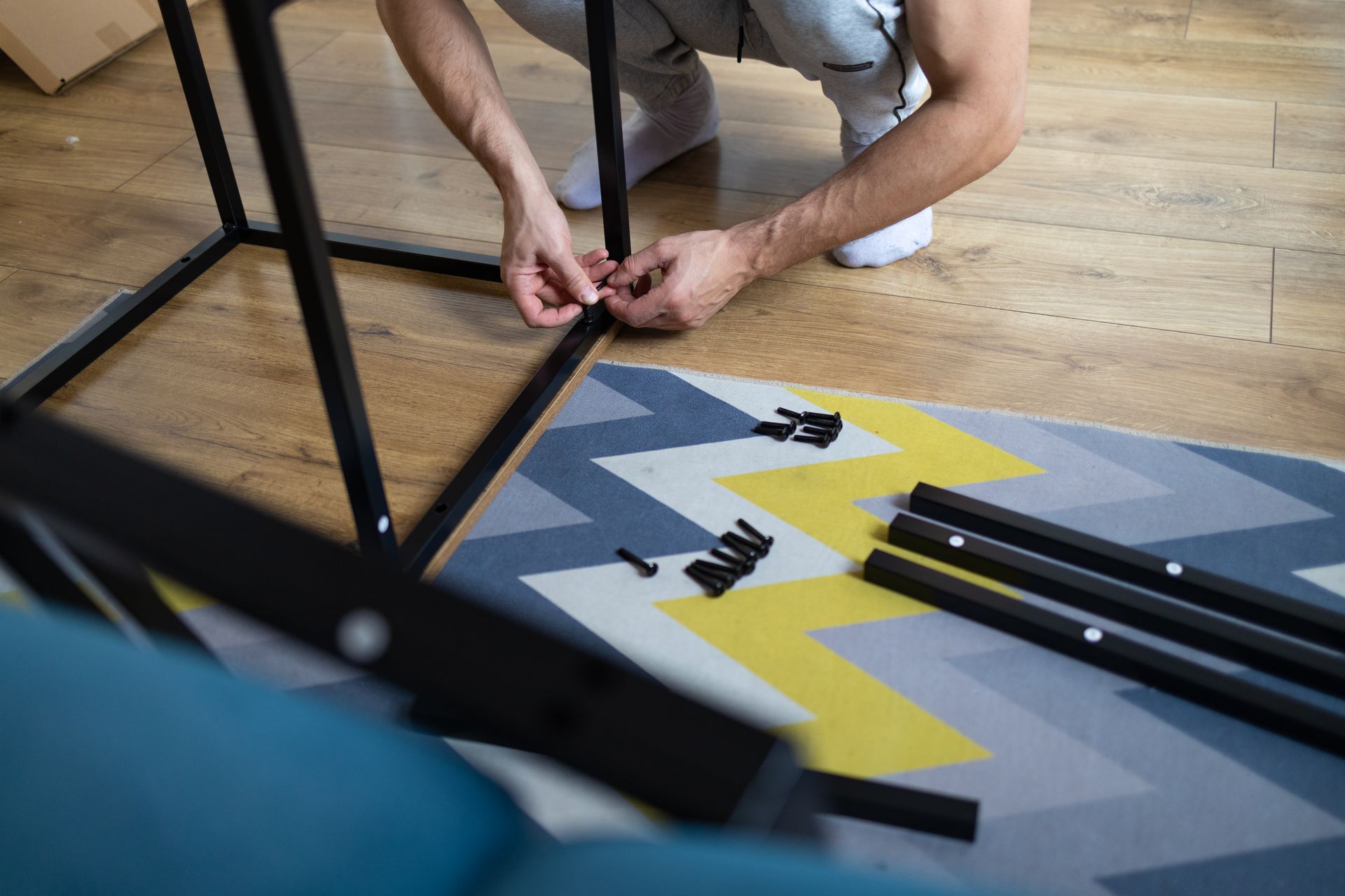 Professional furniture assembly in Broward County apartment
