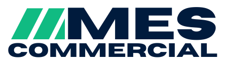 A logo for my energy commercial with a green leaf in the middle.