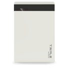 A white envelope with a black stripe on it is on a white background.