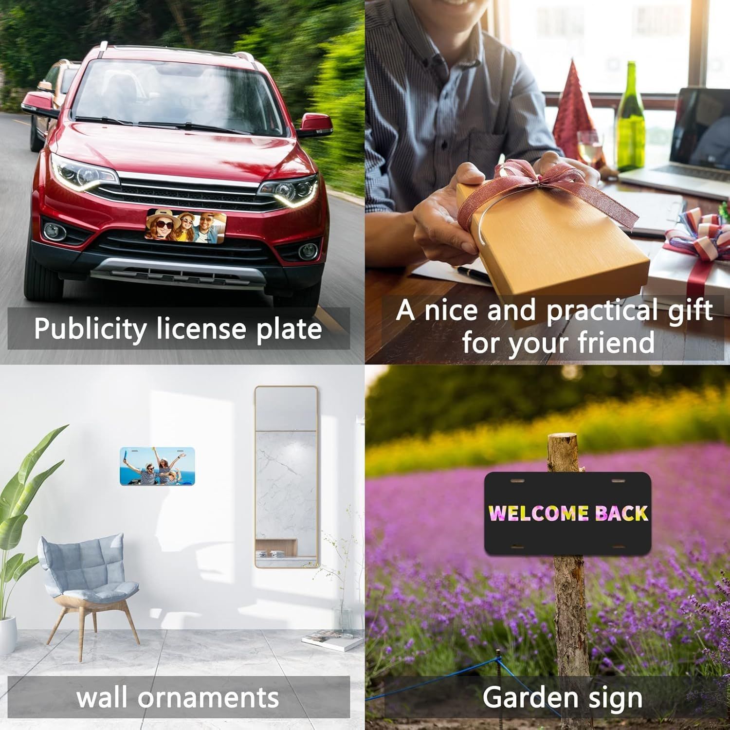 Sublimation License Plate Blanks