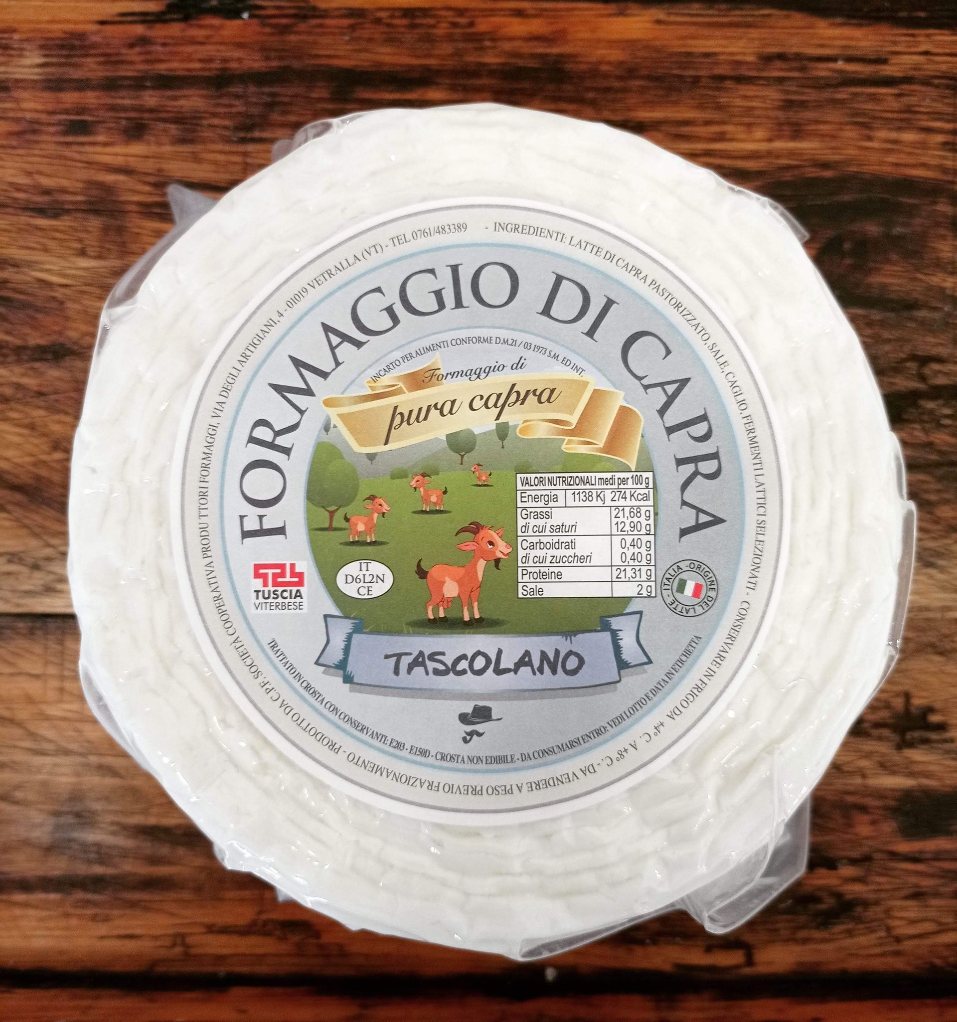 semi-aged cheese tascolano 12
