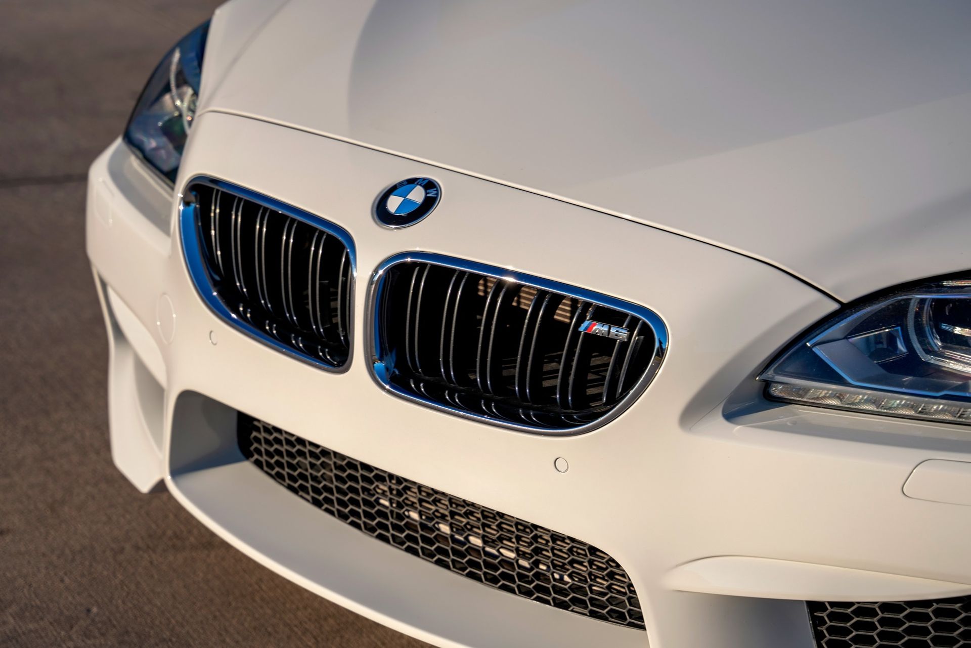 ceramic coating on white BMW