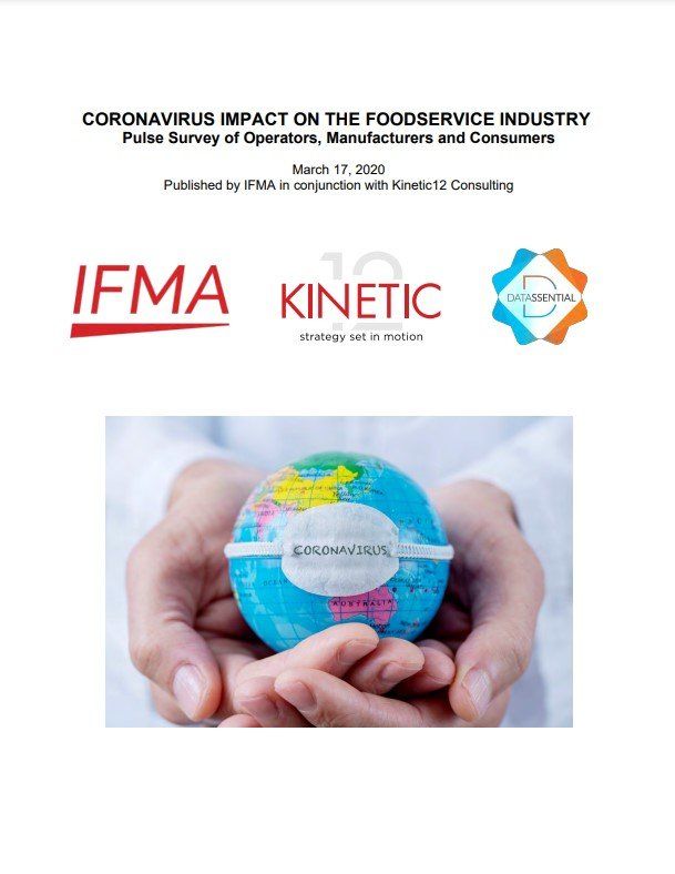 A person is holding a globe with a mask on it