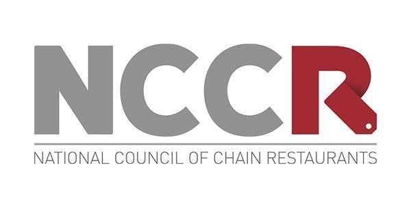 The logo for the national council of chain restaurants