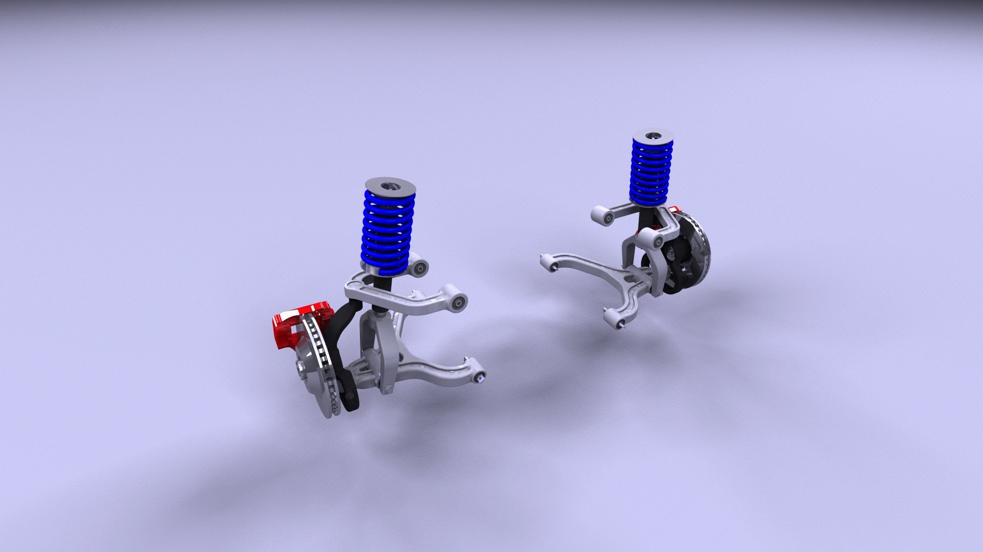 A car suspension shows ATS capabilities of developing suspension and chassis systems