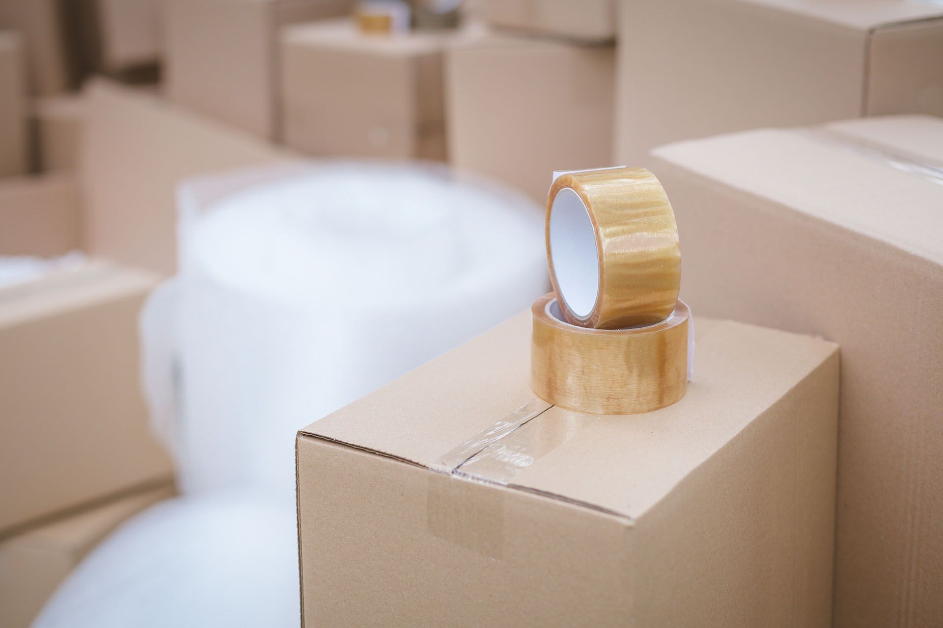 Packaging Tape on Top of a Box — Oakland Park, FL — Atlantic Paper & Packaging