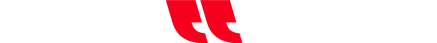 Une épingle rouge avec un trou au milieu sur fond blanc.