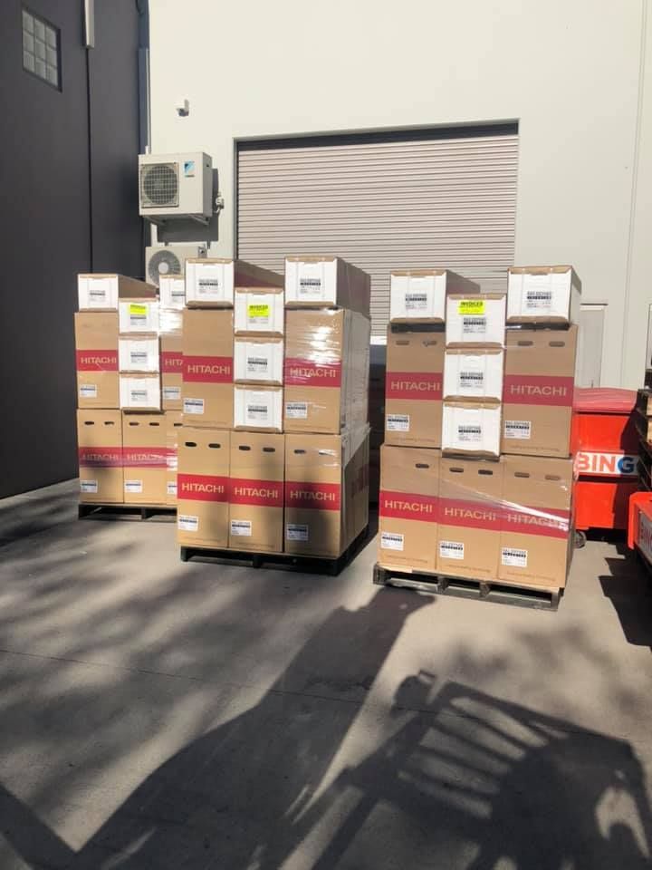 Boxes of Air-condition Outside the Building — Air Conditioning Lake Macquarie