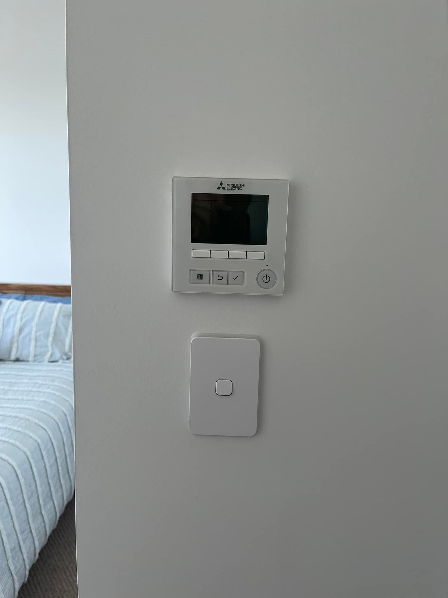 air conditioner Control Panel — Split System Air Conditioning Hunter Valley