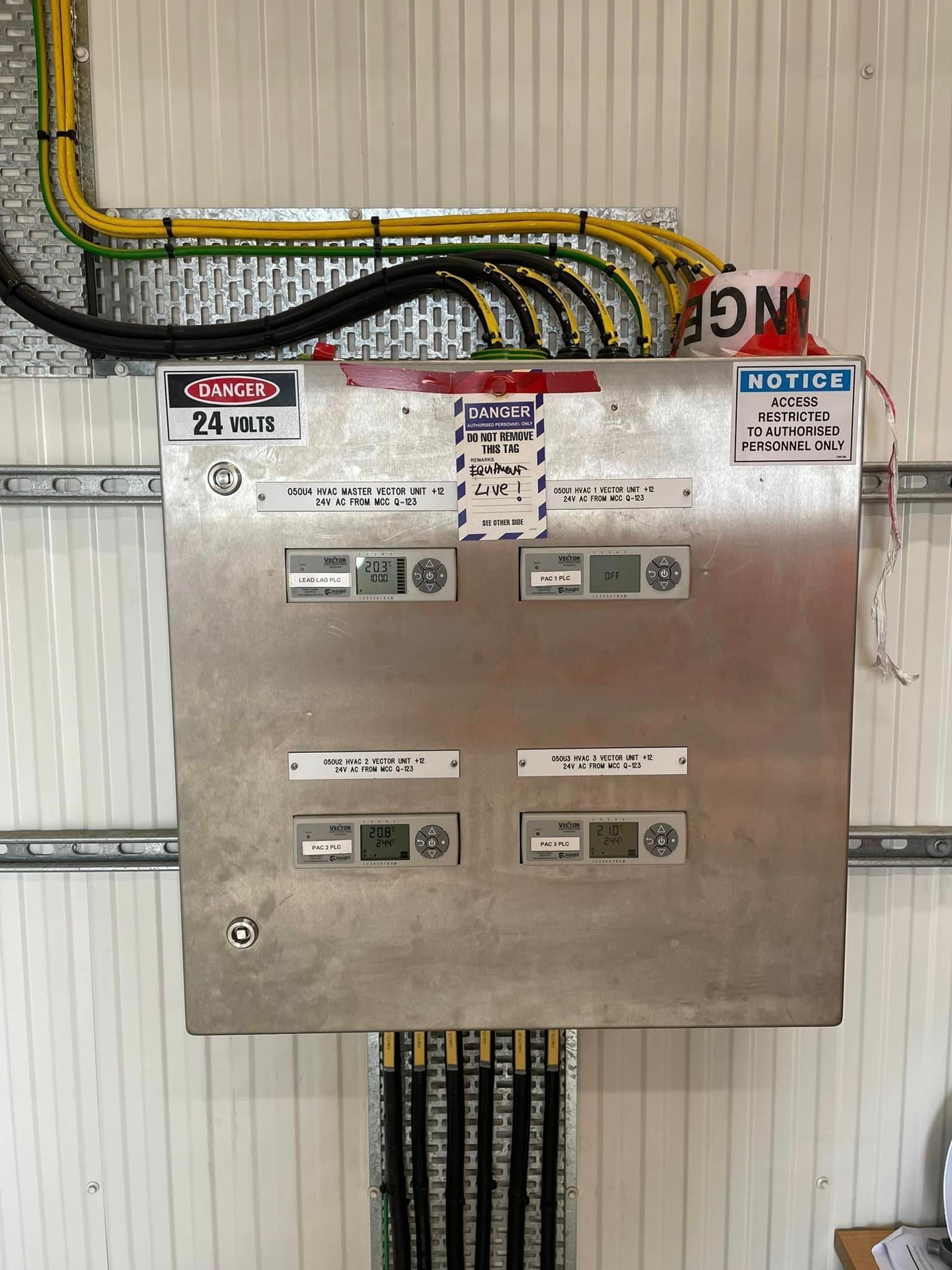 Electric Switch Control Panel — Air Conditioning Installer Hunter Valley