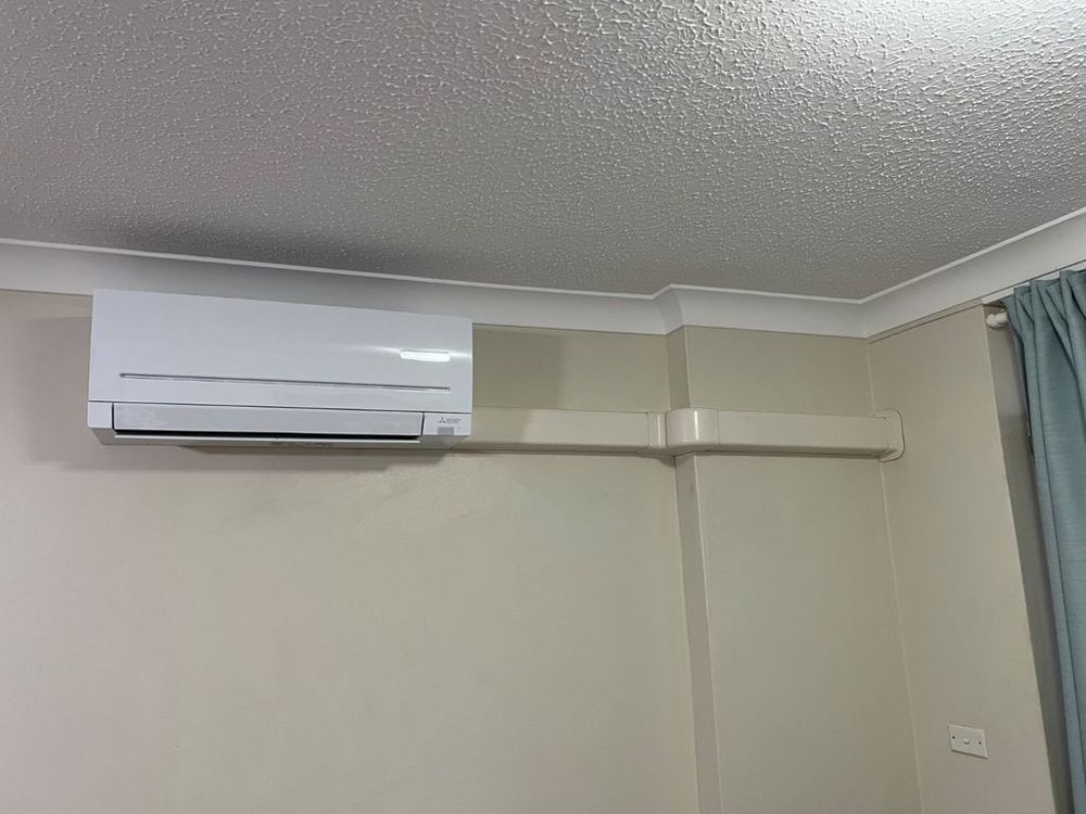 Installed Split Type Air Conditioning Unit