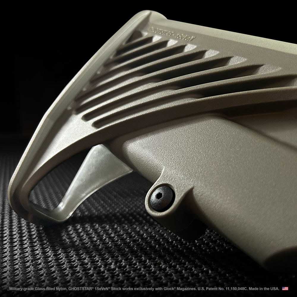 A close up of a gray item with the word usa on it